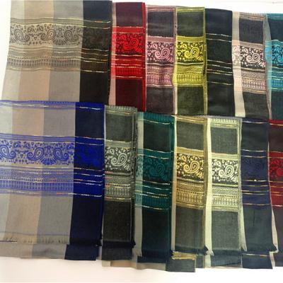 China Wholesale High Quality Colorful Soft Feeling Woman Fashion Rayon Paisley Jacquard Pashmina for sale