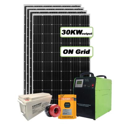 China Better industrial market! 30kw solar+energy+systems on grid 30kw solar power system for home use for sale