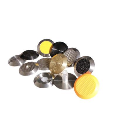 China Factory Price Stainless Steel Parts Blind Paving Stainless Steel Road Warning Stud Indicator Tactile Mounts for sale