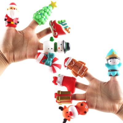 China Kids Toys Finger Puppet Cartoon Party Gift Christmas Education Soft Toy for sale