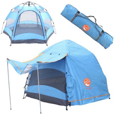 China Automatic Sports Toy Amazon Hexagonal Indoor Outdoor Tent Game Room Noise Camper Waterproof For 4 Person for sale