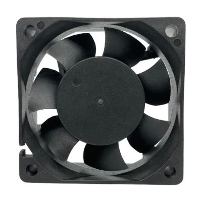 China 12V 24V DC Industrial Fan 12V 24V Double Ball Computer Hotels 6025 Industrial Inverter Exhaust Axial Computer Fan for sale