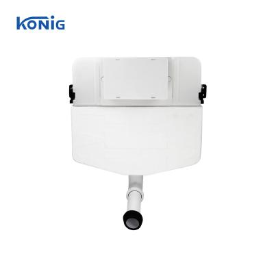 China New Low Height Concealed Hidden Cistern Pitch Tank Concealed Flush Tank For Floor Standing Toilet for sale