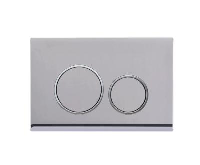 China Modern ABS Chrome Material Flush Plate Replacement Toilet Flush Plate For Wall Hung Toilet for sale