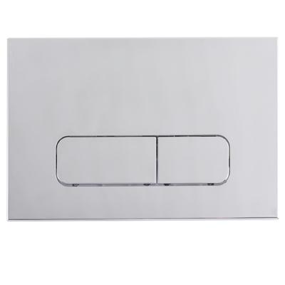 China Modern Decorative Flush Mount Double Button ABS Chrome Tank Control Panel Hidden Luxury Hidden Flow Dish for sale