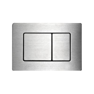 China Modern square double flush plate and knobs high quality stainless steel for sale