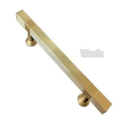 China Modern Elegant design luxury Multi Size T Bar Sliding Pull handles Drawer Accessory Wardrobe for kitchen for sale