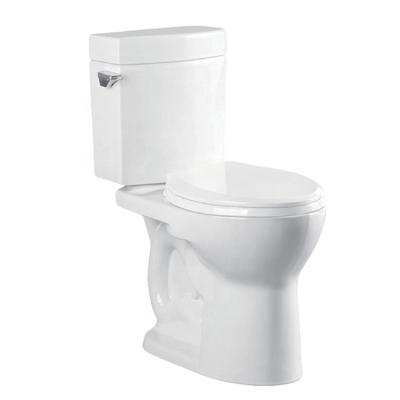 China Dual-Flush High quality Customized 16-1/2'' Two-piece Elongated bowl shape Ceramic Toilet for washroom for sale