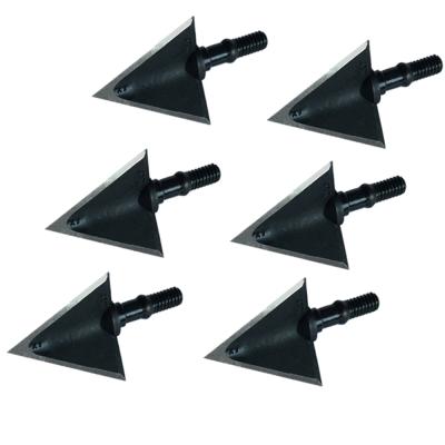 China Wholesale Hunting X3 Black 3 Blade Broadheads Shooting 100 Grain Arrowhead Archery Arrow for sale