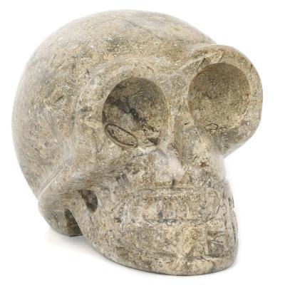 China New Europe Natural Crystal Coral Marble Human Skulls Personalized Ornaments Decorative Crafts for sale