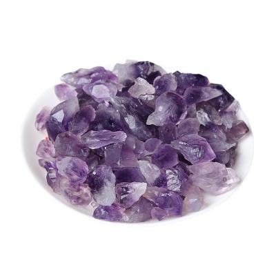 China Europe wholesale natural high quality amethyst crushed stone gravel for home decoration for sale