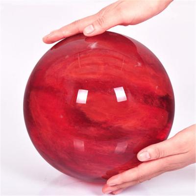 China Wholesale Europe different sizes of natural red crystal ball raw stone home furniture for sale