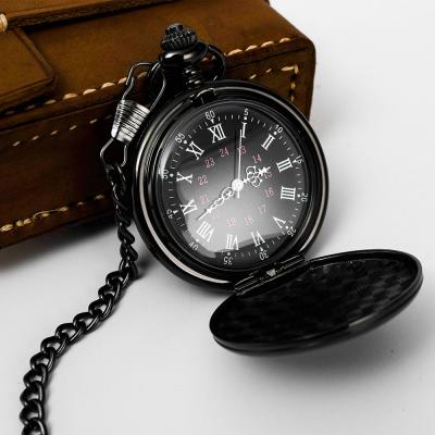 China Factory Direct Selling Retro Widely Used Logo Custom Quartz Mechanical Pocket Watch For Business Gifts for sale