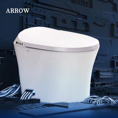 China Automatic Price Ceramic WC WC ARROW Automatic Sanitary Ware Sanitary Ware Bathroom Smart Bowl Toilet for sale