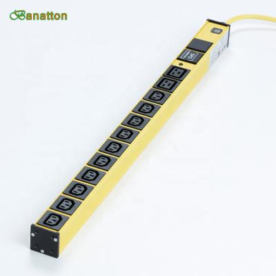 China Intelligent Network Rack Mounted Base Mount C13 Rack PDU Power Outlet Base PDU for sale