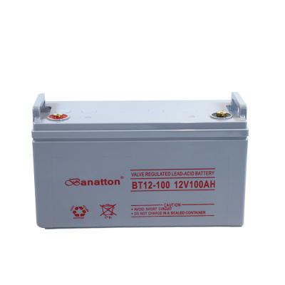 China Longest Service Life 12V 100Ah Storage Banatton Battery Rechargeable Solar Deep Cycle Battery Air To Ground Missile 12V100Ah Lead Acid Battery Bateria for sale