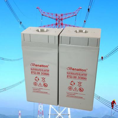 Cina Maintenance Free Electric Power Systems Solar Panel Battery Gel Solaire Battery 2V 200Ah in vendita