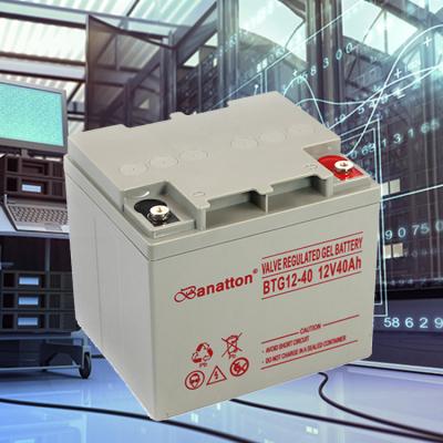 China Best Household Appliances BNT/OEM Price Guaranteed 12v GEL Lead Acid Battery 12v 40AH for sale