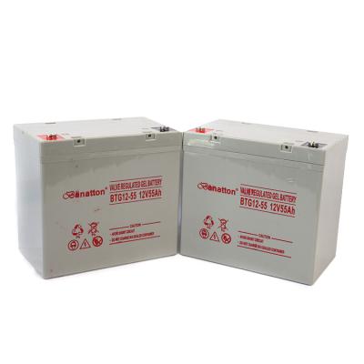 China Electric Power Systems Product Good Gel Battery 12V 55Ah Gel Battery for sale