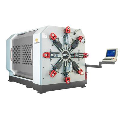 China energy & YSM-1280WZ 12 Axis Pulling Out Camless CNC Flexible Spring Rotating Forming Machine for sale