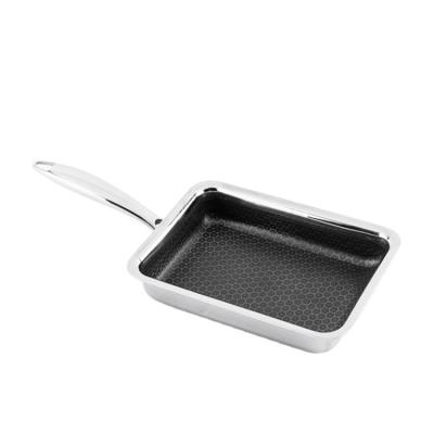 China Wholesale CLASSIC Baking Appliances Omelet Frying Pan Non-Stick Rectangle Tart Pan Quiche for sale