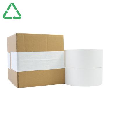 China Cardboard Sealing Factory Direct Supply Identify Pilfer Kraft Paper Custom Brown Logo Wet Water Activated Bonded Paper Bonded Packaging Tape White for sale