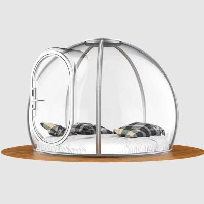 China Glamorous Insulated Prefab Bubble Dome House 5 People Double Layer Polycarbonate Geo Manufacturers Buy Fashionable Sale Glamping Bounce Tent for sale