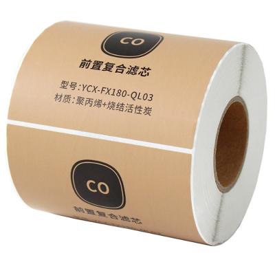 China Self-adhesive factory customized exquisite trademark stickers, strong viscosity, super texture for sale