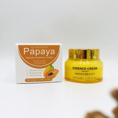 China Beauty Dark Spot Removal Anti Aging Face Cream Moisturizer Whitening Papaya Cream For African Women for sale