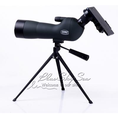 China GOMU Advanced Optics Angled 20-60x60 Zoom Spotting Scope Monocular M0519 + N1117 for sale