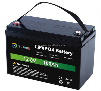 China 12V 100AH ​​Lifepo4 Battery Pack For Solar System RV Electric Car Scooter Motorcycle Boat L330*W173*H220mm for sale