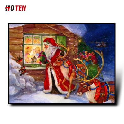 China Santa Claus Traditional Painting Christmas Gift for sale