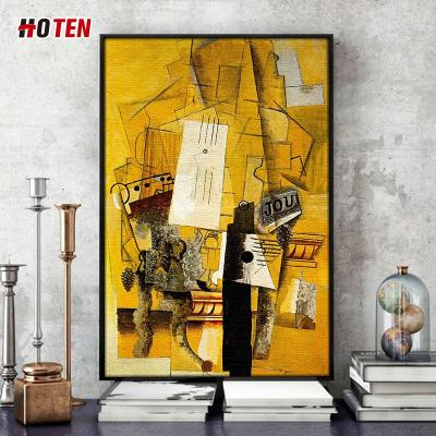 China Famous abstract Picasso painting background wall decoration painting American European abstract art wall painting creative hanging painting for sale