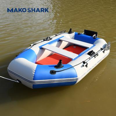 China Cheap PVC MAKOSHARK H-175 2 Person China PVC Small Inflatable Boats Fishing Kayak Boat for sale