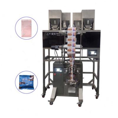 China machinery & Material 3 Sides Sealed Pouch Bag Packing Machine With Multihead Weigher Granulated Vertical Packaging Machine For Rice 0.5~0.7mpa SUS304 à venda