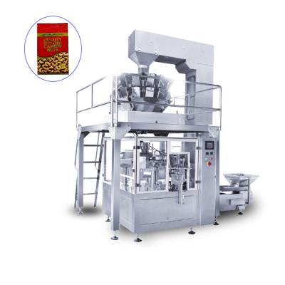 China Automatic Food Multihead Weigher Salad Giving Bag Packing Machine Te koop