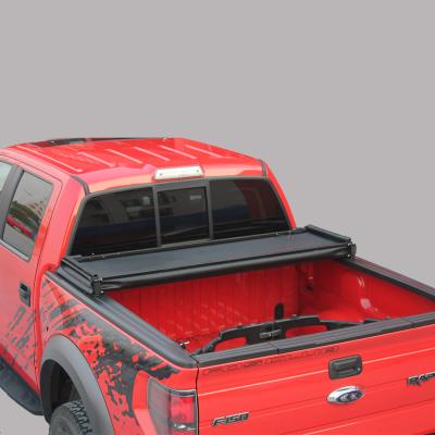 China Specially Authorized Rear Cargo Cover Of New IP Truck Bed Soft Triple Tonneau Rainproof And Anti-Theft Ram 2009-2021 Snow 1500 Without Ram Box Fleetside for sale