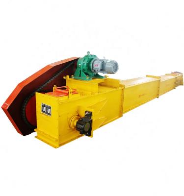 China Heat Resistant Chain Scrape Conveyor Belt Machine For Coal / Soot / Lime / Chemical Powder for sale