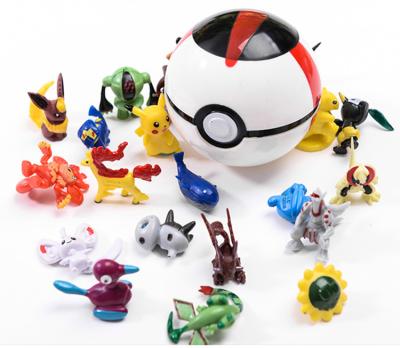 China Wholesale 7CM pokemon balls with figure inside Ball Pokeball Kids Toys YX-C07 model for sale