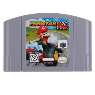 China For N64 Games Retro Cartridges Video Game Card For Nintendo 64 Mario Kart Golden Eye 007 Cartridge YX-C01 for sale