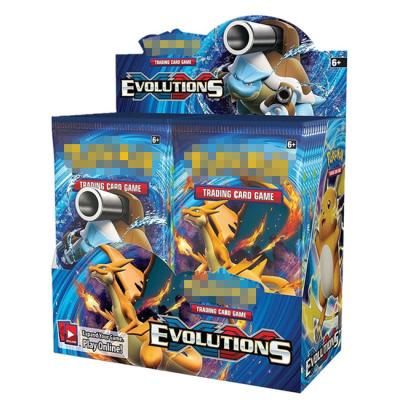 China New Pokemon Trading Cards Booster Box 360pcs/box Paper SUN & MOON Playing Pokemon GX Cards Paper Card for sale