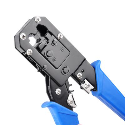 China Professional Crystal Main Wire Factory Price 6p 8p Network Cable Crimper Network Stripping Tools Crimping Pliers for sale