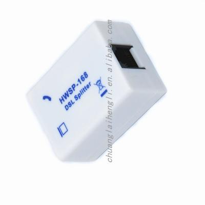 中国 ADSL Rj11 Broadband Adapter Telecommunication Network Two Custom Broadband Telecommunication Splitter rj11 one to network two 販売のため