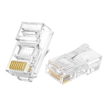 China Computers. Switches. Best Mini RJ45 Interface Equipment Jack Standard RJ45 Interface Five Chip Super Pure Copper Ethernet RJ45 Mesh Crystal Connector for sale