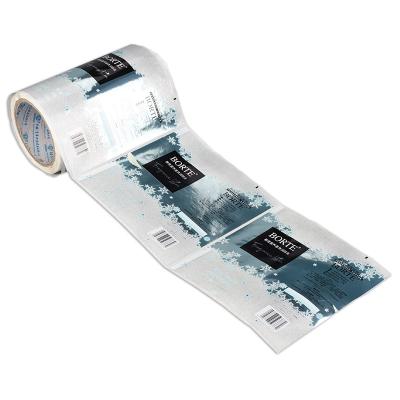 China Customized Waterproof Made Package Roll Adhesive Label Sticker Printing For Bottle for sale