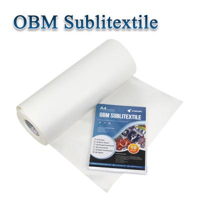 China Textiles OBM Sublimation Sublitextile Paper On Dark Cotton T-Shirt for sale