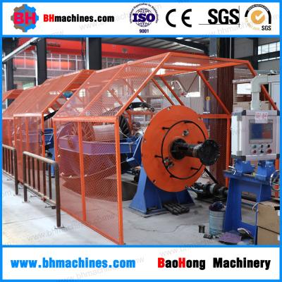 China Bow Strander for control cables / Skip stranding machine for electric cable manufacturing 1+3 / 1250 mm for sale