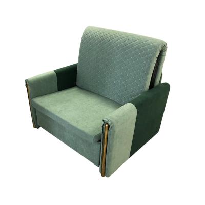 China Adjustable Space Saving Sofa Bed (Height) Fabric Folding Chair Universal Sleeper Living Room Metal, Single Sofa for sale