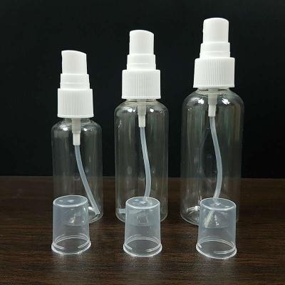 China Products 30ml, 50ml, 100ml household spray bottles with 20/410 24/410 28/410 mist sprayer pumps in stock, fast delivery for sale