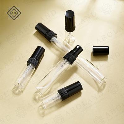 China Personal Care Perfume Glass Vial 2ml 3ml 5ml 10ml Wholesale Perfume Tube-14mm Srimp Latest Type for sale